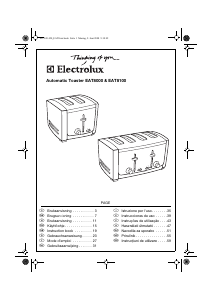 Manual Electrolux EAT8000 Prăjitor de pâine