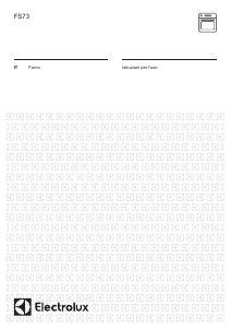 Manuale Electrolux FS73XE Forno