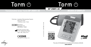 Mode d’emploi Torm BP 3NM1-3E Tensiomètre