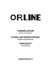 Mode d’emploi Orline OGN1451A+/1 Congélateur