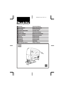 Manual Makita 4323 Jigsaw