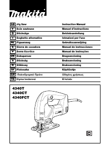 Manual Makita 4340FCT Jigsaw