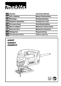 Manual Makita 4350FCT Jigsaw