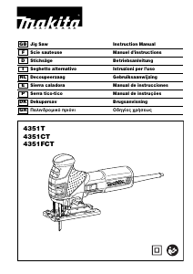 Manual Makita 4351CT Jigsaw