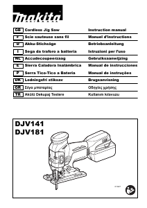 Manual Makita DJV141 Jigsaw
