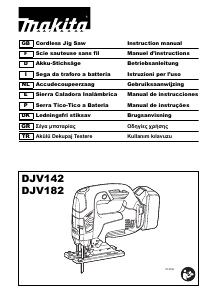 Manual de uso Makita DJV142 Sierra de calar