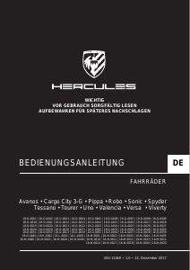 Bedienungsanleitung Hercules Pippa R3 Fahrrad