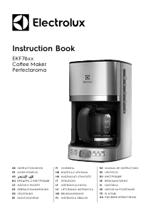 Manual Electrolux EKF7600 Máquina de café