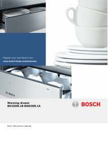 Handleiding Bosch BIC630NB1B Warmhoudlade