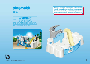 说明书 Playmobilset 9062 Zoo 企鹅水族馆