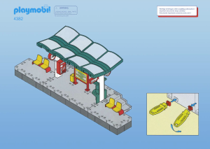 Mode d’emploi Playmobil set 4382 Train Quai de gare