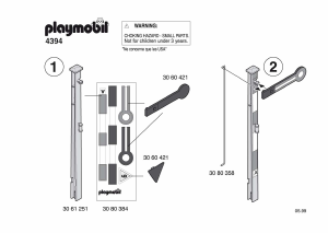 Mode d’emploi Playmobil set 4394 Train Signal