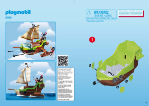Руководство Playmobil set 9000 Super 4 Пират Хамелеон с Руби