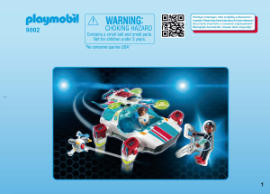 Mode d’emploi Playmobil set 9002 Super 4 FulguriX avec Gene