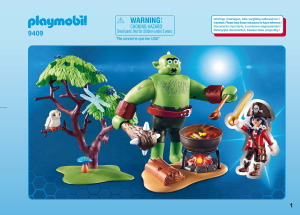 Manual Playmobil set 9409 Super 4 Ogre with Ruby
