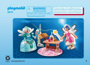 Manual Playmobil set 9410 Super 4 Wise fairy with Twinkle