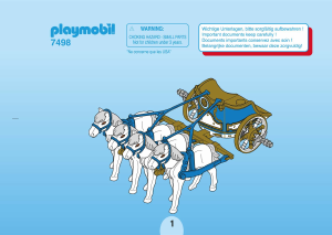 Manual Playmobil set 7498 Romans Carul