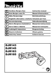Manual Makita DJR143 Reciprocating Saw
