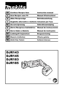 Handleiding Makita DJR143 Reciprozaag