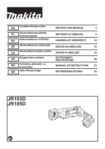 Bedienungsanleitung Makita JR103D Säbelsäge