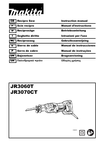 Handleiding Makita JR3070CT Reciprozaag