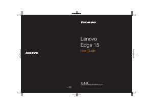 Bruksanvisning Lenovo Edge 15 Bärbar dator