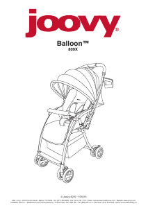Manual de uso Joovy Balloon Cochecito