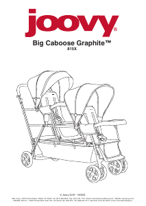 Manual de uso Joovy Big Caboose Graphite Cochecito