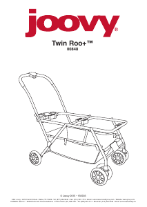 Manual de uso Joovy Twin Roo+ Cochecito