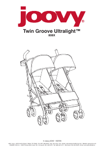 Manual Joovy Twon Groove Ultralight Stroller