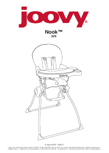 Mode d’emploi Joovy Nook (22X) Chaise haute bébé