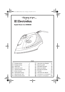 Manuale Electrolux EDB8590 Ferro da stiro