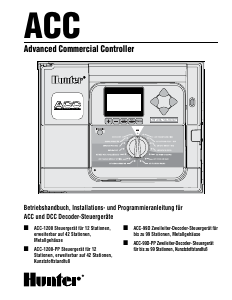 Bedienungsanleitung Hunter ACC Bewässerungscomputer
