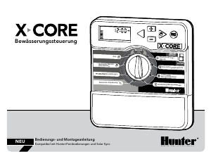 Bedienungsanleitung Hunter X-Core Bewässerungscomputer