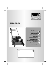 Handleiding SABO 38-BV Verticuteermachine