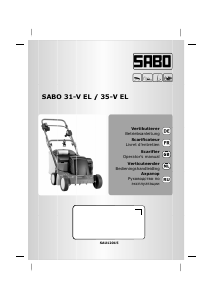 Bruksanvisning SABO 35-V EL Vertikalskärare