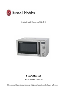 Bruksanvisning Russell Hobbs RHM2031 Mikrovågsugn
