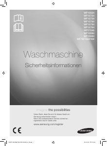 Bedienungsanleitung Samsung WF57846P5 Waschmaschine