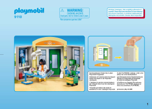 Manuale Playmobil set 9110 Rescue Ospedale