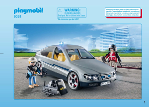 Manuale Playmobil set 9361 Police Agenti in borghese