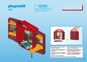 Mode d’emploi Playmobil set 5658 Pirates Coffret transportable