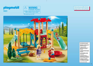 Bedienungsanleitung Playmobil set 9423 Leisure Grosser Spielplatz
