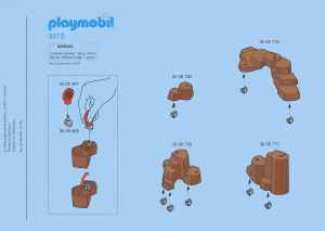 Mode d’emploi Playmobil set 3878 Indians Eclaireurs indiens