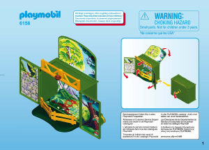 Mode d’emploi Playmobil set 6158 Farm Coffre Enclos des animaux de la forêt avec soigneur