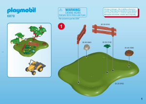 Handleiding Playmobil set 6870 Farm Boomgaard starterset