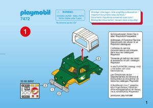Mode d’emploi Playmobil set 7472 Farm Camion & remorque