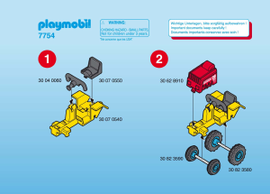 Handleiding Playmobil set 7754 Farm Tractor voor kinderen