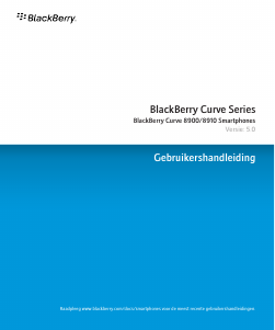 Handleiding BlackBerry Curve 8910 Mobiele telefoon