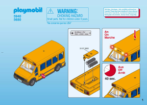 Handleiding Playmobil set 5680 City Life Amerikaanse schoolbus