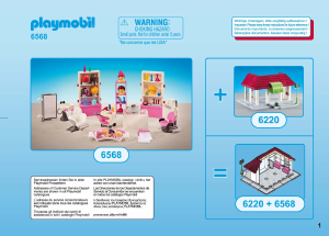 Manuale Playmobil set 6568 City Life Parrucchiere